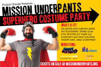 Mission Underpants Postcard